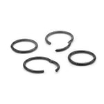 20g 5/16" BlackArt PVD Titanium Segment Clicker