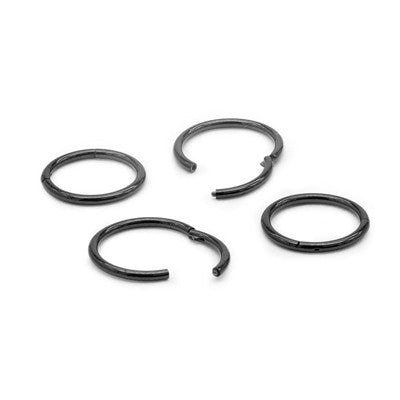20g 5/16" BlackArt PVD Titanium Segment Clicker