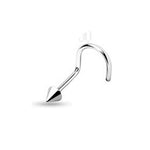 18g Surgical Steel Plain Nostril Screw