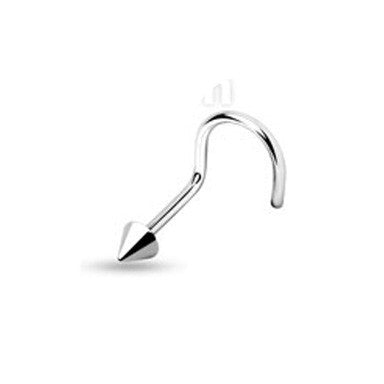 18g Surgical Steel Plain Nostril Screw