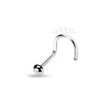 18g Surgical Steel Plain Nostril Screw