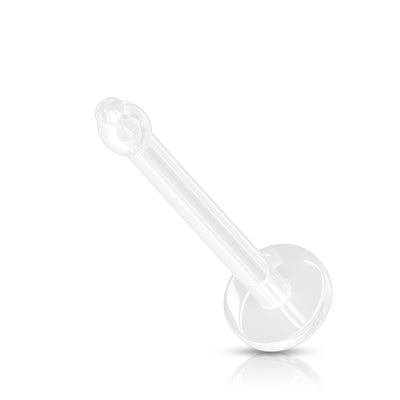 18g Nose Bone Style Nostril or Labret Retainer
