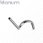 18g Implant Grade Titanium Threadless Nose Screw Ring Post