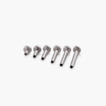 18g Internal FLAT BACK Disc Steel Labret Post - Version 2