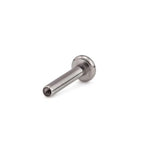 18g Internally Threaded Titanium Labret - Post Only - Flat Disc