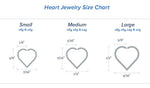 18g Niobium Heart Shaped Rings