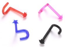 18g Star Top Bioplastic Nostril Screw