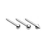 18g Surgical Steel Plain Nose Bone