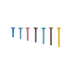 18g Threadless Titanium Labret - 2.5mm Flat Back - Post Only