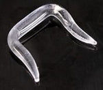 18g to 8g - Clear Glass Septum Retainer