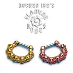18k Gold Plated Septum Klikr with Surgical Steel Post - Ancient Remains