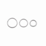 18g Seamless Annealed Stainless Steel Ring - Choose Diameter