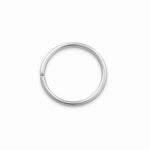 18g Seamless Annealed Stainless Steel Ring - Choose Diameter