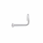 18g Steel Jeweled Martini Glass Nostril Screw