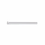 18g Surgical Steel Jeweled U-Bend Fishtail Nostril Pin