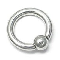 4g Steel Captive Bead Ring with Snap Fit Ball