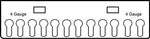 Acrylic Jewelry Display Racks for 18” Double Sided Body Jewelry Display