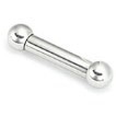 4g Internally Threaded Straight Steel Barbell