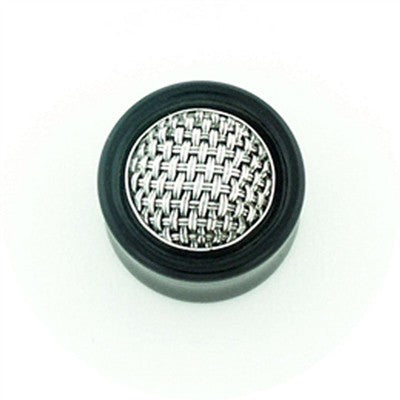 5/8" Woven Silver Subang Long Tapered Plugs