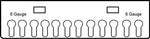 Acrylic Jewelry Display Racks for 18” Double Sided Body Jewelry Display
