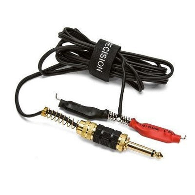 Precision 8' Long Clip Cord With 1/4" Jack Mono Plug - Version 2