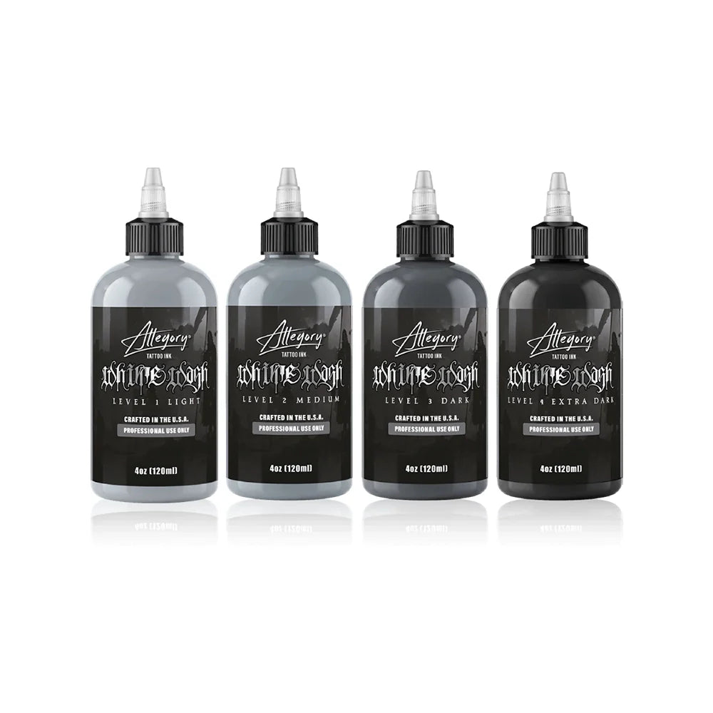 Hugo Feist Signature Whitewash Set — Allegory Premium Tattoo Ink — Pick Size
