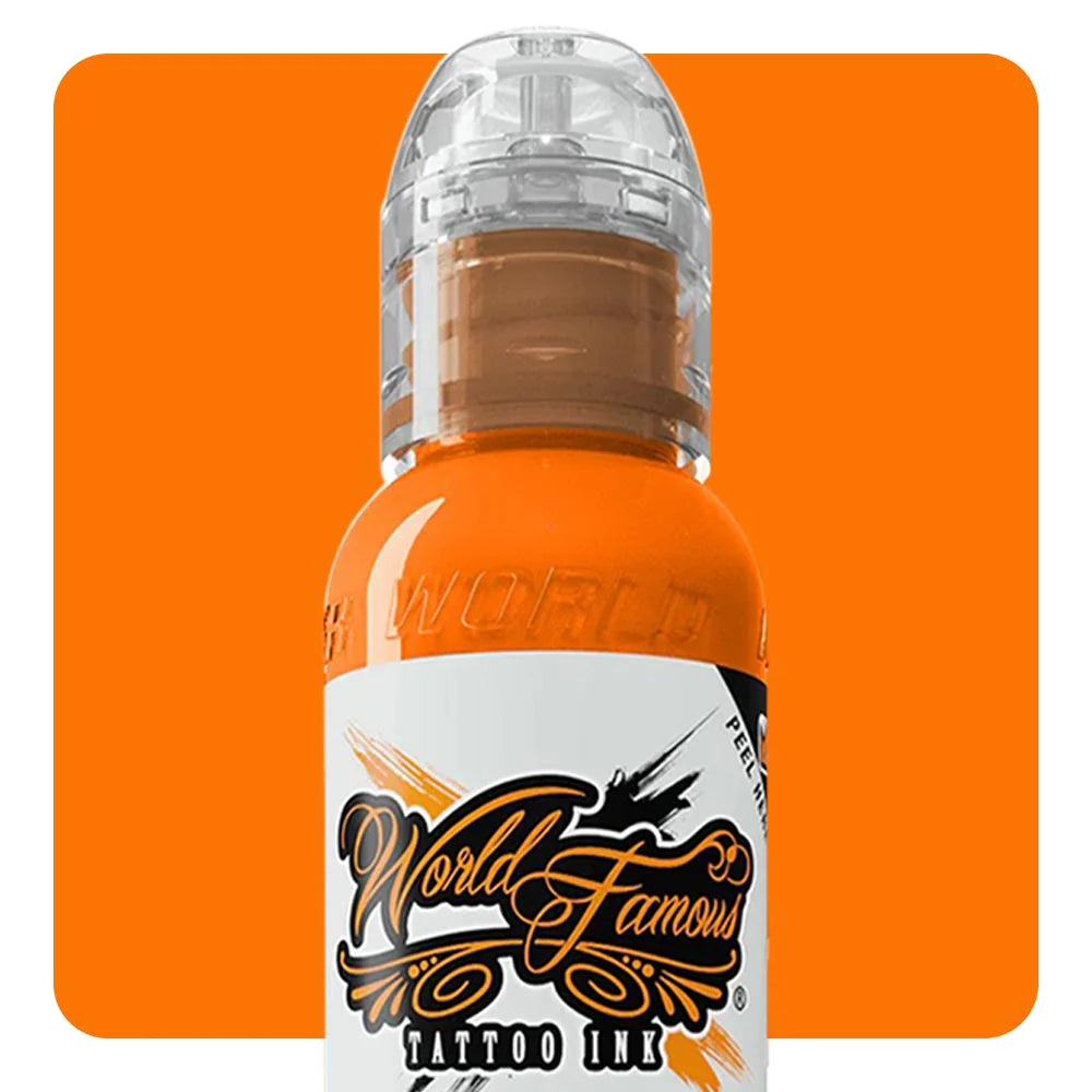 World Famous Tattoo Ink - Acropolis Orange