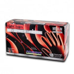 Night Angel Black Nitrile Gloves by Adenna - 4 Mil