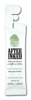 After Inked Tattoo Moisturizer and Lotion - 50 7ml Pillow Pack with Dispenser
