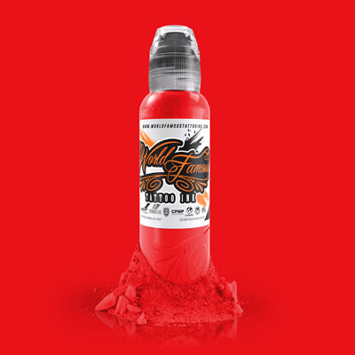 World Famous Tattoo Ink - Ilya Fom's Animal Kingdom - Poison Dart Red