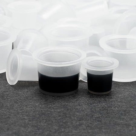 Bag of 1000 Saferly Standard Tattoo Ink Caps - Small or Large