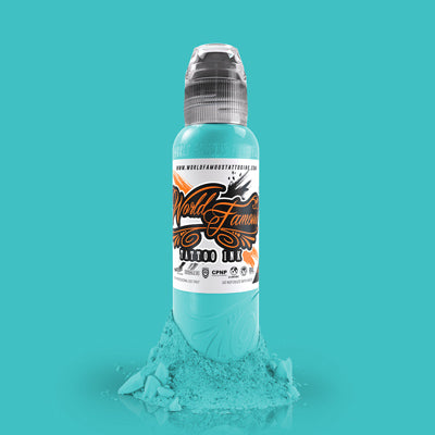 World Famous Tattoo Ink - Barrier Reef Blue