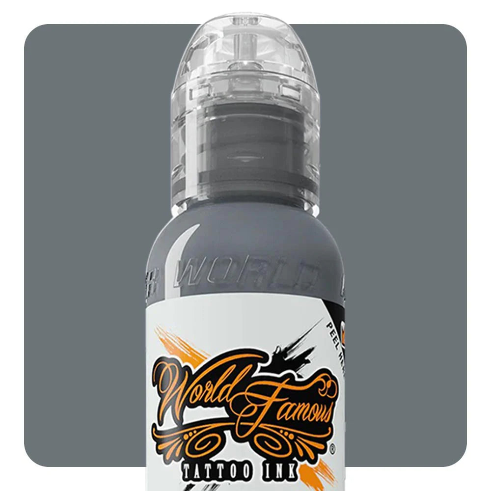 World Famous Tattoo Ink - Battleship Grey