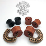 Bi-Con Red Saba Wood Eyelets