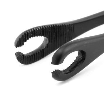 Black Oxide Coated Slotted Mini Forester Forceps