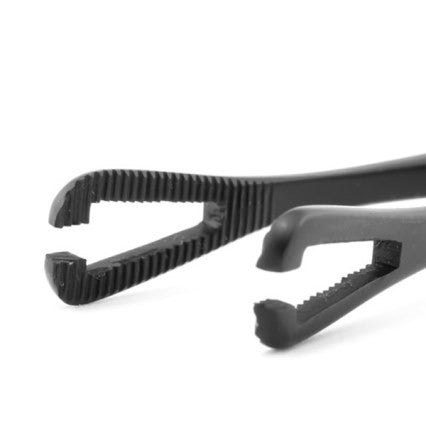 Black Oxide Coated Slotted Mini Pennington Forceps