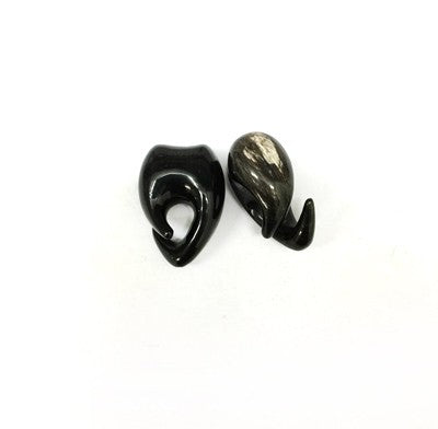 Black Water Buffalo Horn Twists
