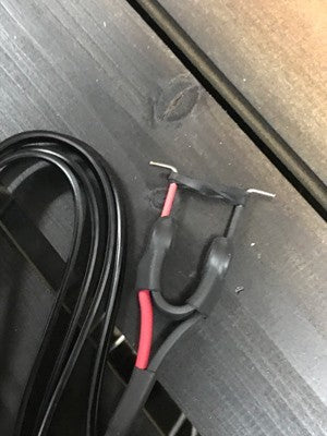 Blood Money Irons Thin Clip Cord in Black