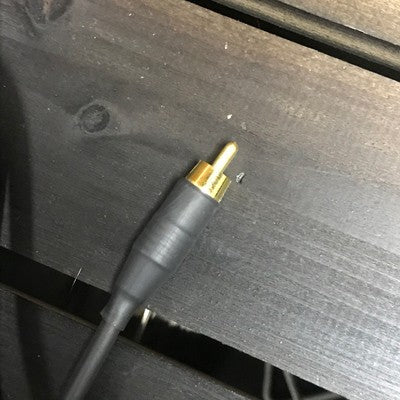 Blood Money Irons Thin RCA Cord in Black