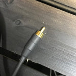Blood Money Irons Thin RCA Cord in Black