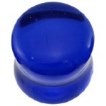 Blue Sapphire Quartz Stone Saddle Flared Plug