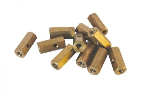 Brass Back Binding Rear Post - M4 Metric