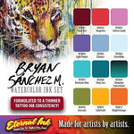 Bryan Sanchez M. Watercolor Ink Set - Eternal Tattoo Ink