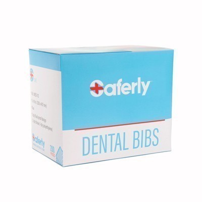 Case of 200 13" x 18" Dental Bibs by Saferly