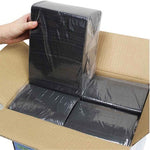 Case of 500 Adenna Medical Black Dental Bibs - 13" x 18"