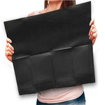 Case of 500 Adenna Medical Black Dental Bibs - 13" x 18"