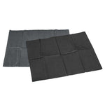 Case of 500 Saferly Medical Black Dental Bibs - 13" x 18"