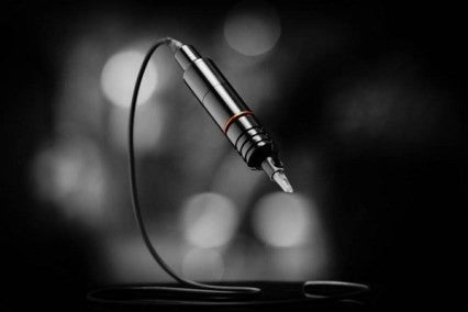 Black Cheyenne Hawk Tattoo Machine Pen