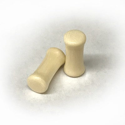 Classic Plugs in Fossilized Mammoth Tusk