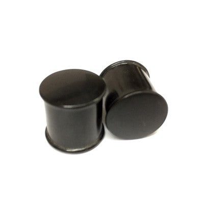 Classic Plugs in Sumatran Black Onyx